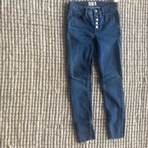 Free People high waisted button up jeans sz 25 NWT